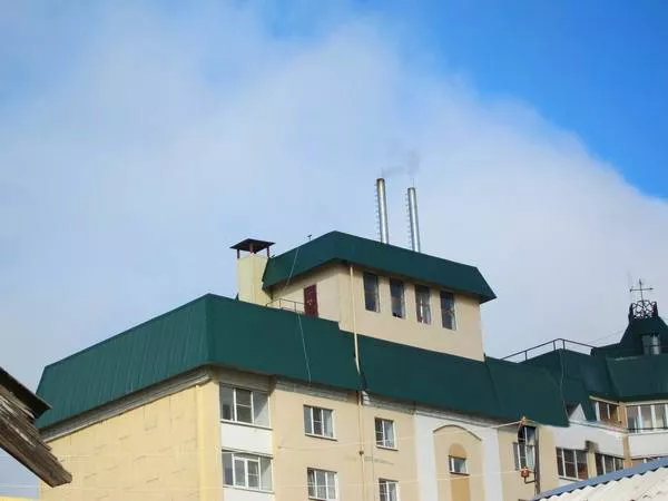 Крышная котельная многоэтажного дома