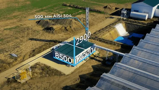 Блочно-модульная котельная Q=5 МВт для теплицы