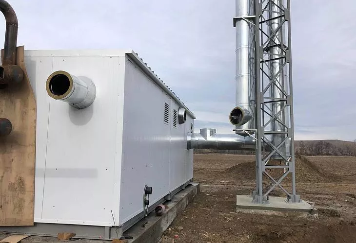 Монтаж котельной на строительной площадке Заказчика