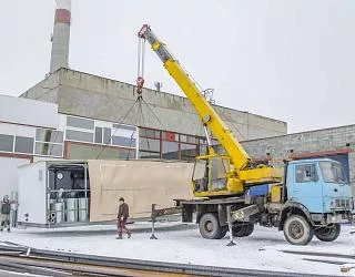 Погрузка котельной