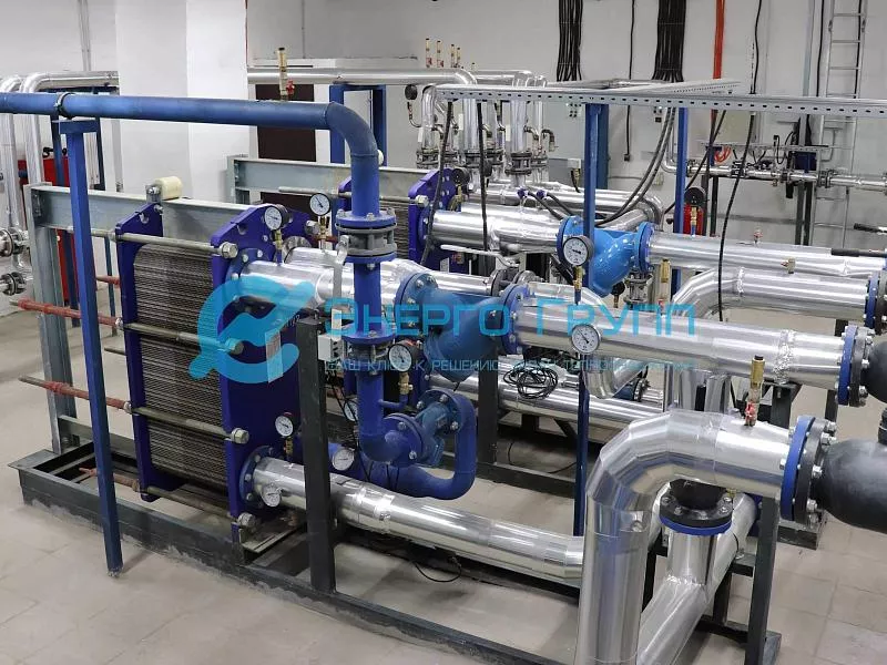 Пример реализованного объекта «Энерго Групп» - монтаж индивидуальных тепловых пунктов