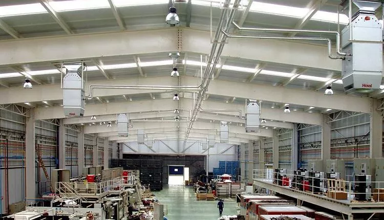 Отопление промышленных помещений