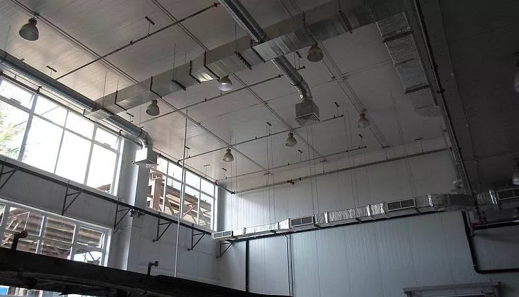 Отопление производственных зданий