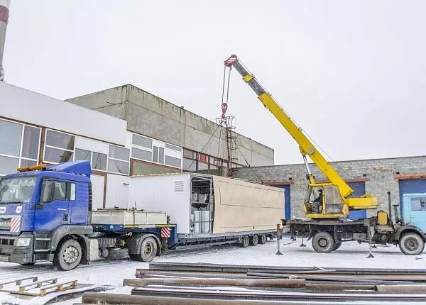 Погрузка котельной