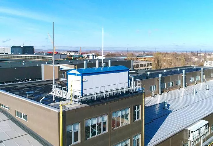 Газовая котельная на крыше