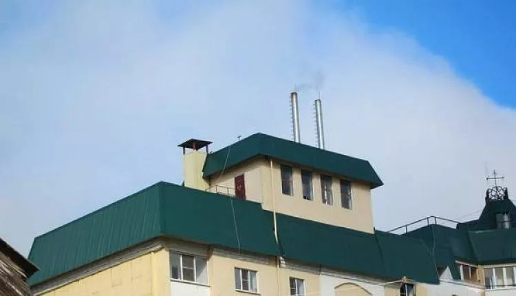 Крышная котельная многоэтажного дома